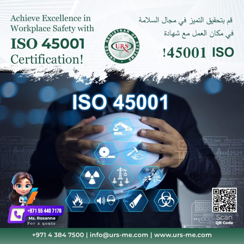 ISO 45001 Occupational Health & Safety Management System Certification UAE