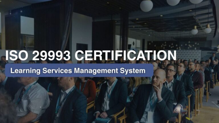 ISO 29993 – Learning services management systems certification